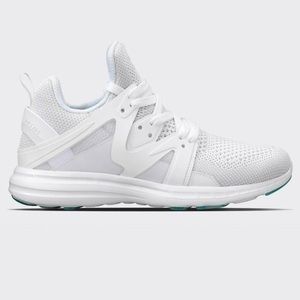 APL Ascend White High Top Knit Sneakers